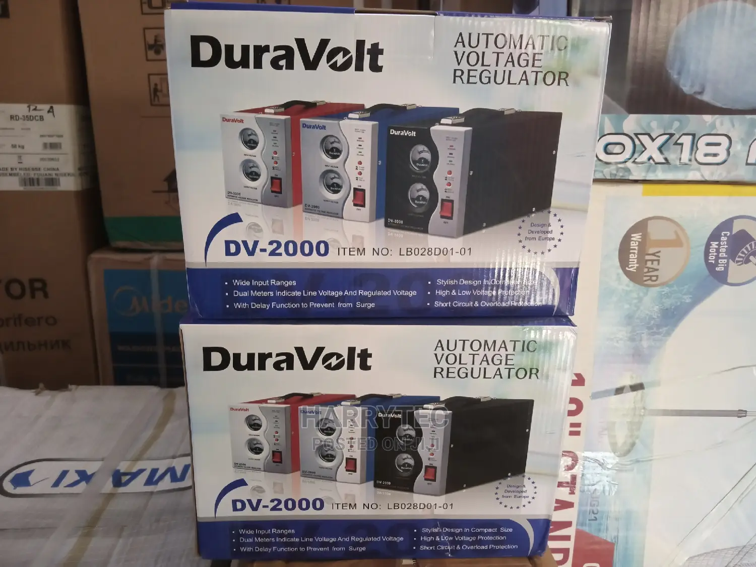 Duravolt Stabilizer 2000watts With 1 Year Warranty