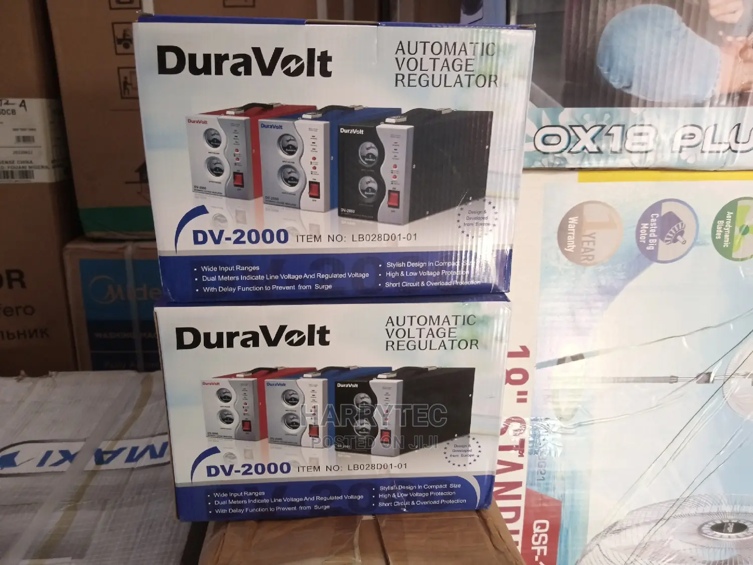 Duravolt Stabilizer 2000watts With 1 Year Warranty