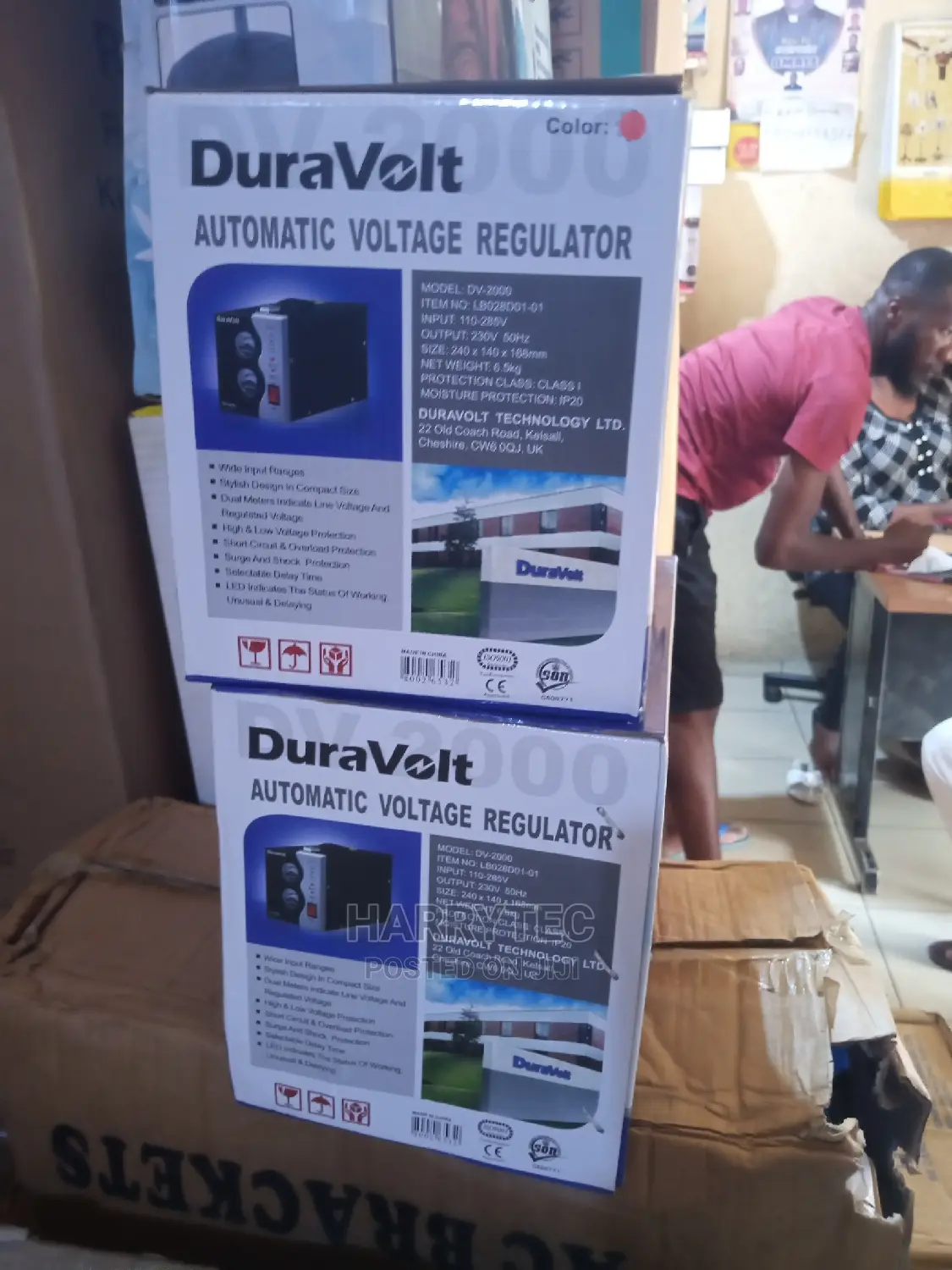 Duravolt Stabilizer 2000watts With 1 Year Warranty