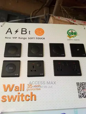 All Size 1 Gang Switch Black
