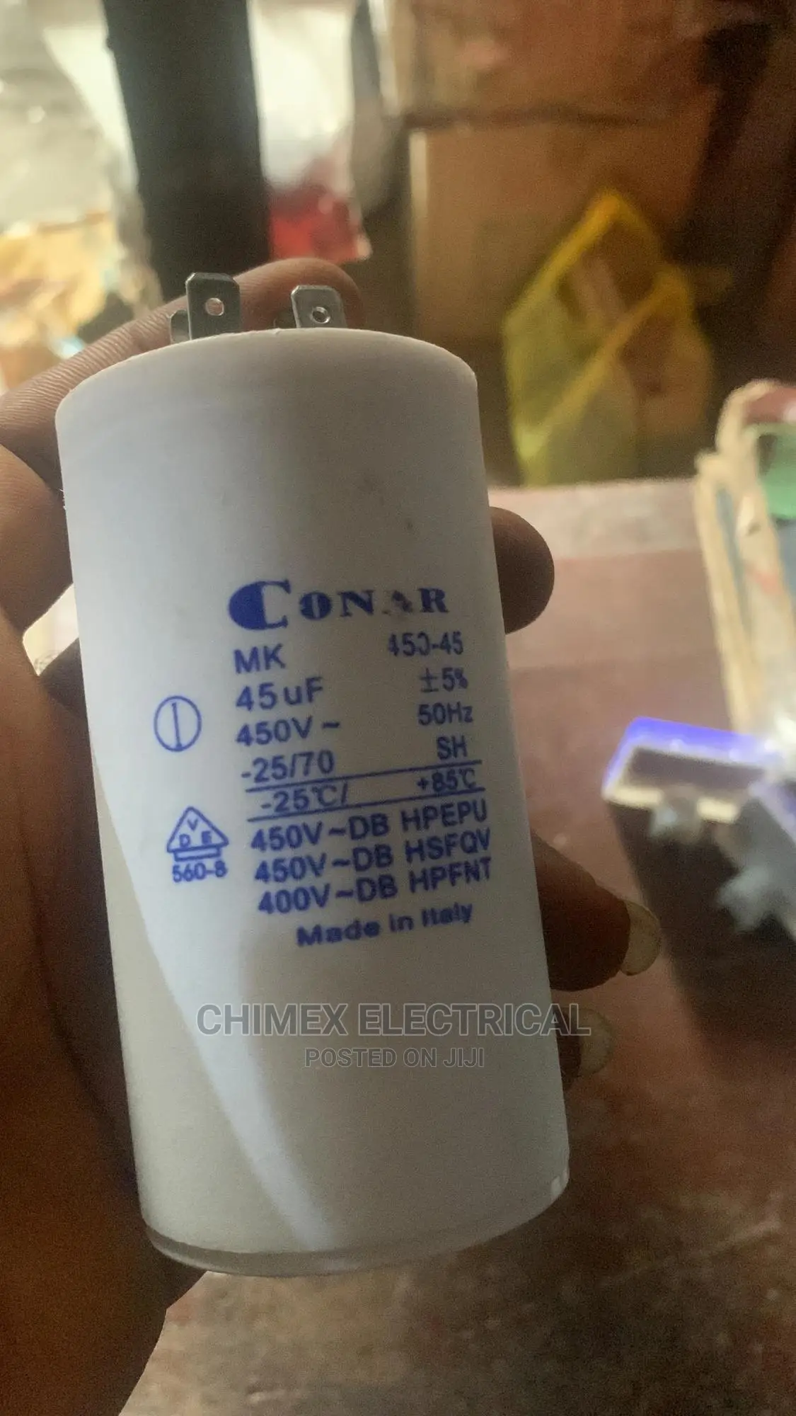 Ac Capacitor in Ojo Electrical Equipment, Chimex Electrical Store