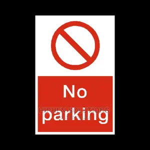 No Parking Sign Warning Symbol