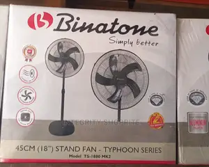 Binatone 18inches Typhoon Super Airflow Standing Fan TS-1880