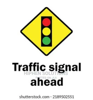 Traffic Light Sign Warning