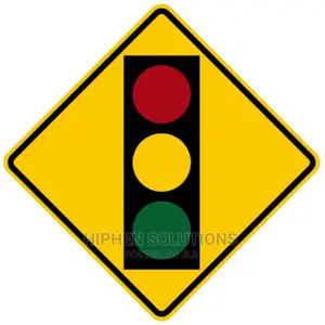 Traffic Signal Ahead Street Sign