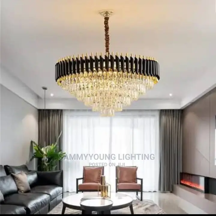Quality Luxury Crystal Mounted Chandelier Light