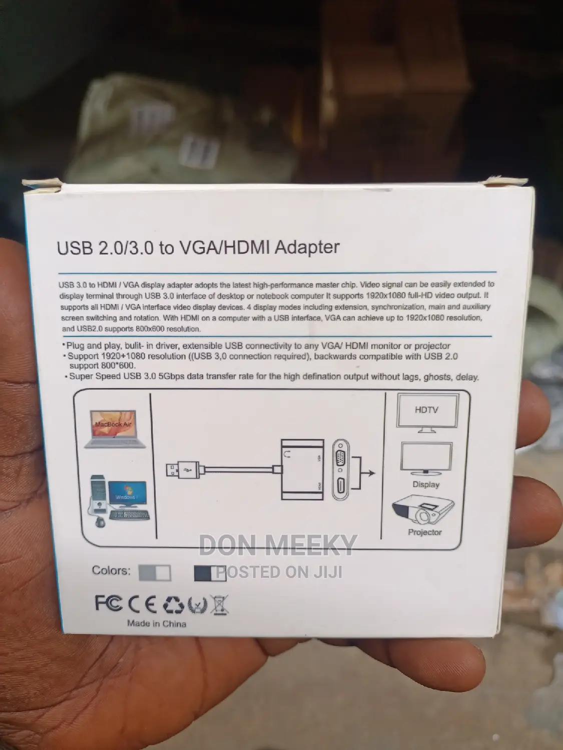 USB 2.0/3.0 to Vga/Hdmi Adapter