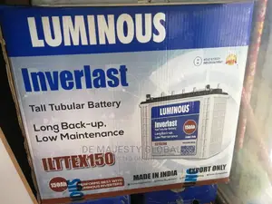 150ah Luminous Inverlast Tall Tubular Battery