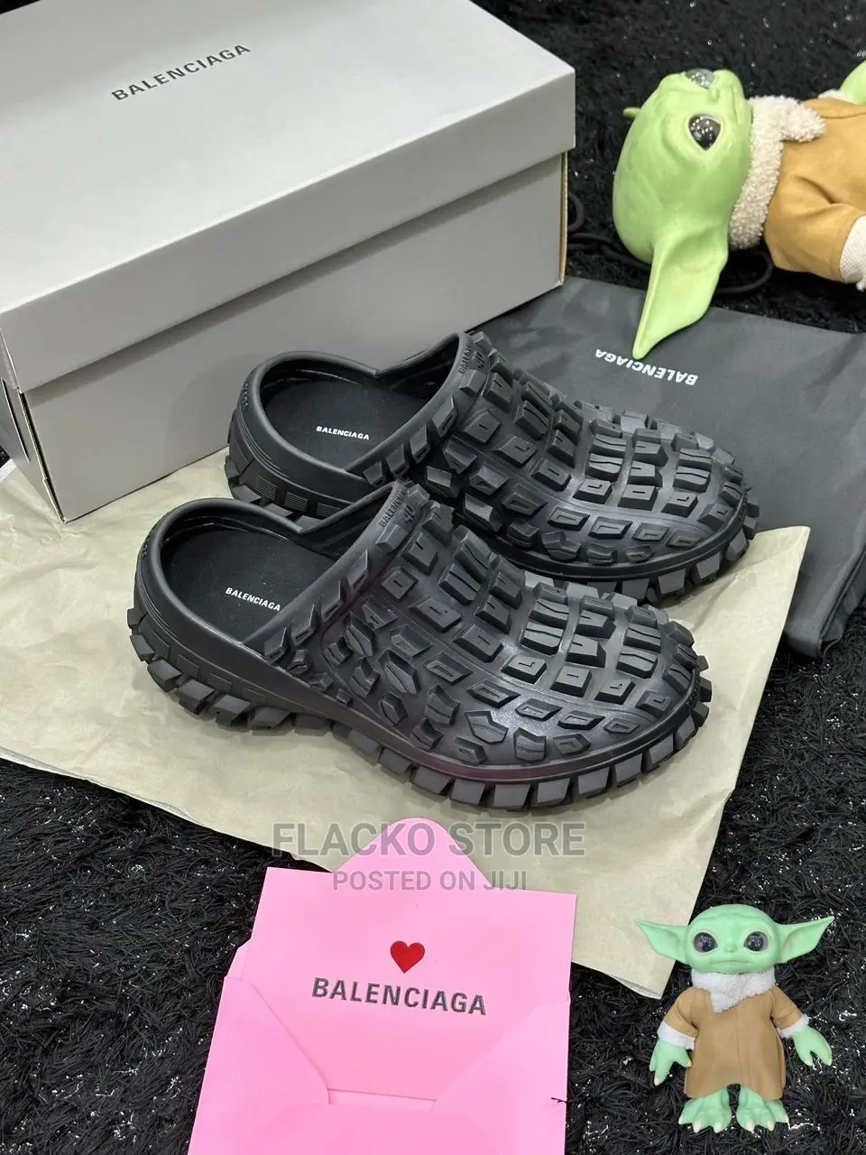 Original Balenciaga Defender Extreme Tire Tread Clogs