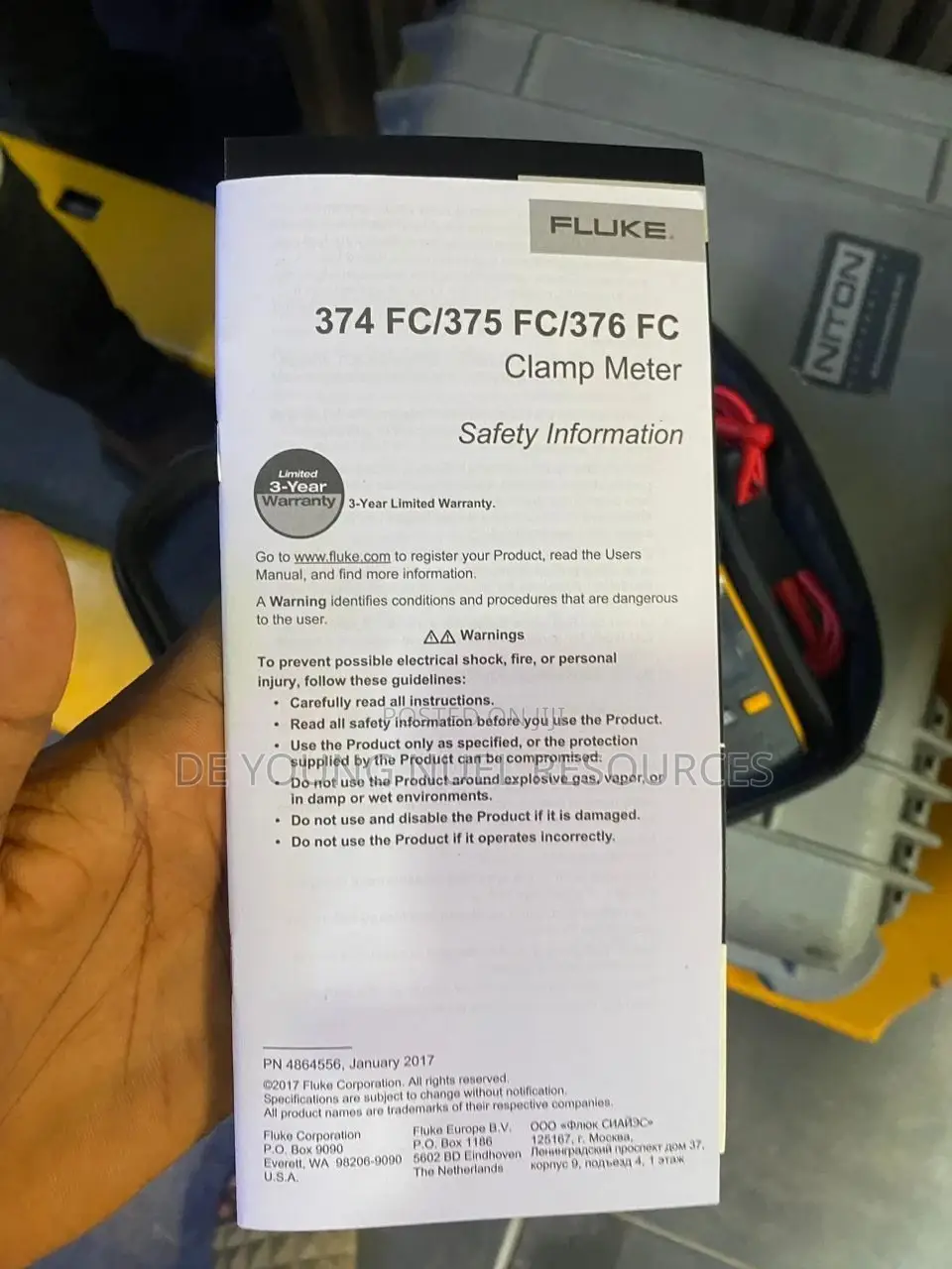 Fluck Clamp Meter 376FC