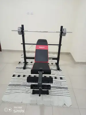 Semi Commercial Weight Lifting Bench+ 50kg Case Dumbbells