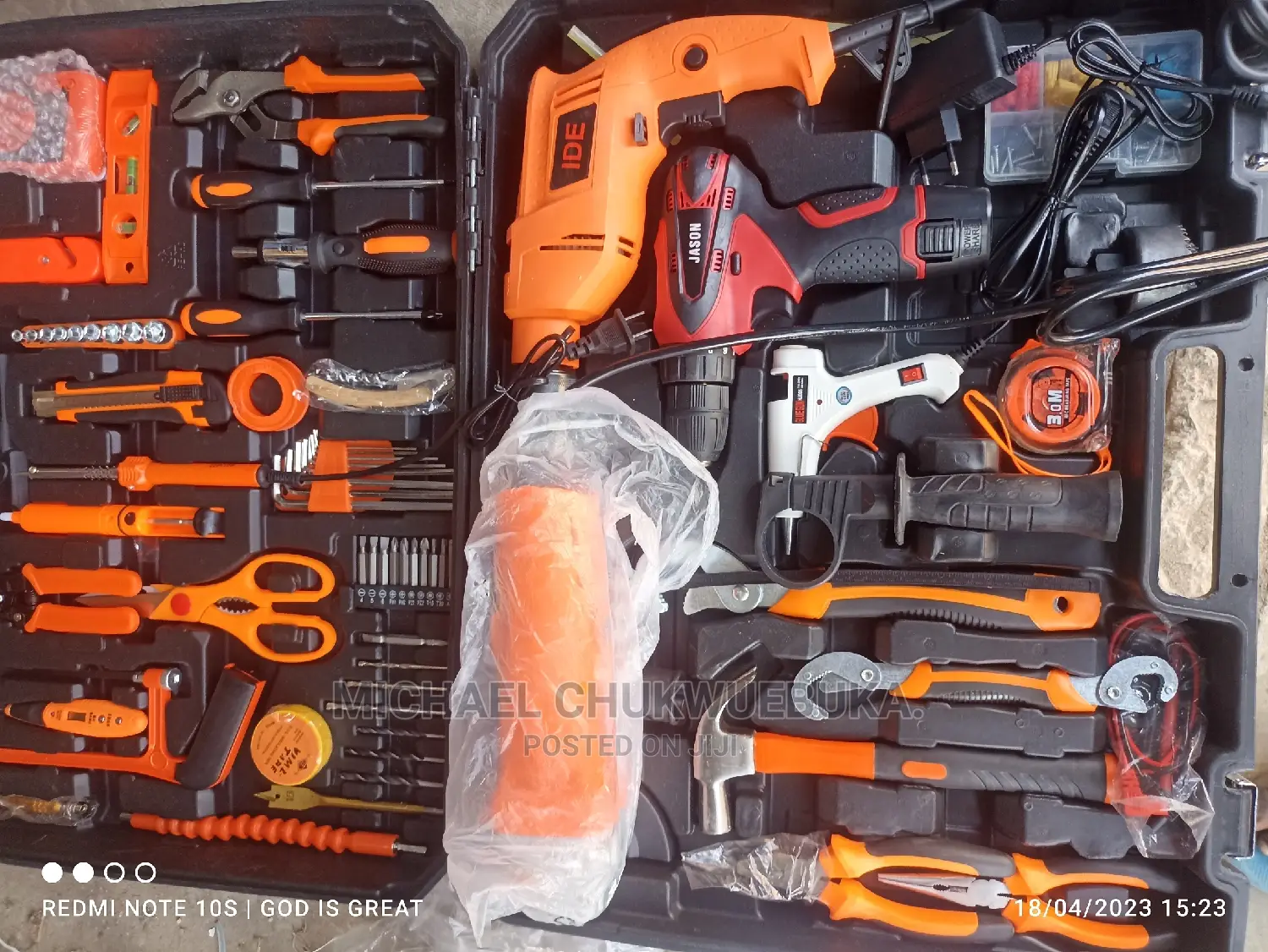 Tools Box Set With Accessories and 3 Different Machines