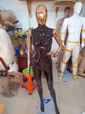 Black and Rose Gold Size 8 Female Faceless Mannequin