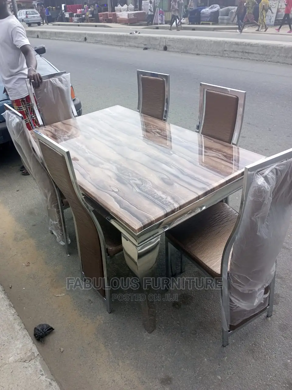 Marble Dining Set