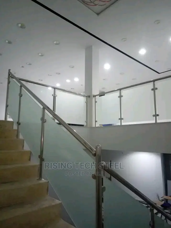 Fantastic White Glass Hand Rail
