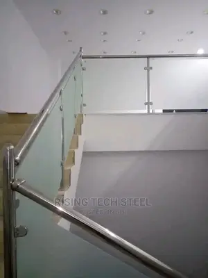 Fantastic White Glass Hand Rail