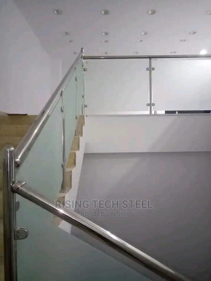 Fantastic White Glass Hand Rail