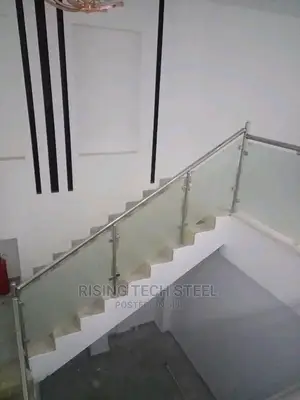 Fantastic White Glass Hand Rail