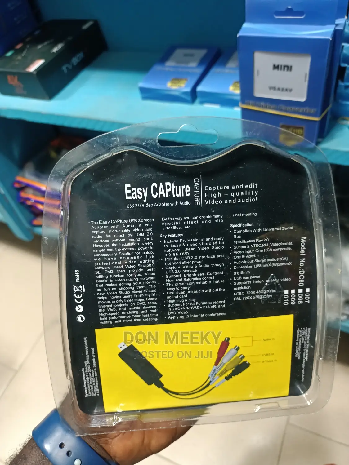 Easycapture Card USB 2.0 Video Adapter With Audio