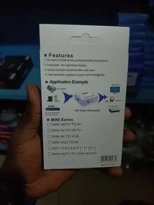 MINI AV to HDMI Converter Mini Up Scaler 1080P