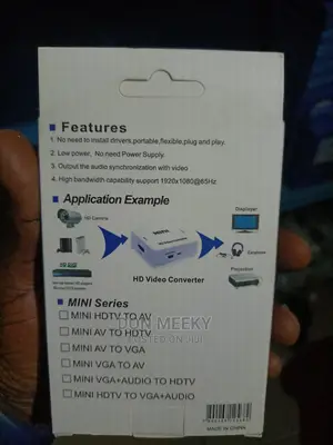 Mini AV to VGA Converter
