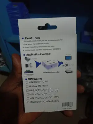 Mini VGA to AV Converter