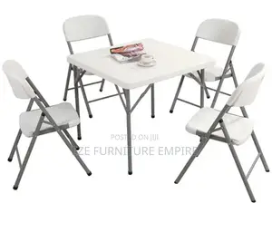 Squared Foldable and 4 Foldable Chairs