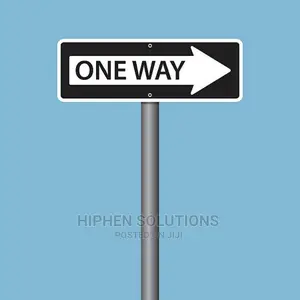 One Way Arrow Right Traffic Sign