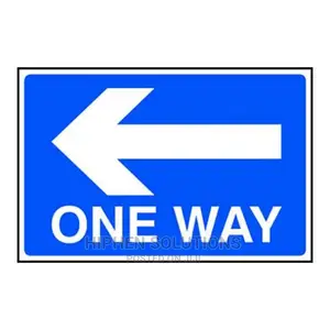 One Way Sign