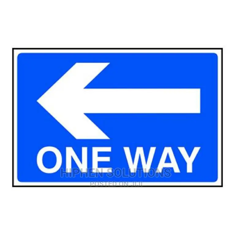 One Way Sign