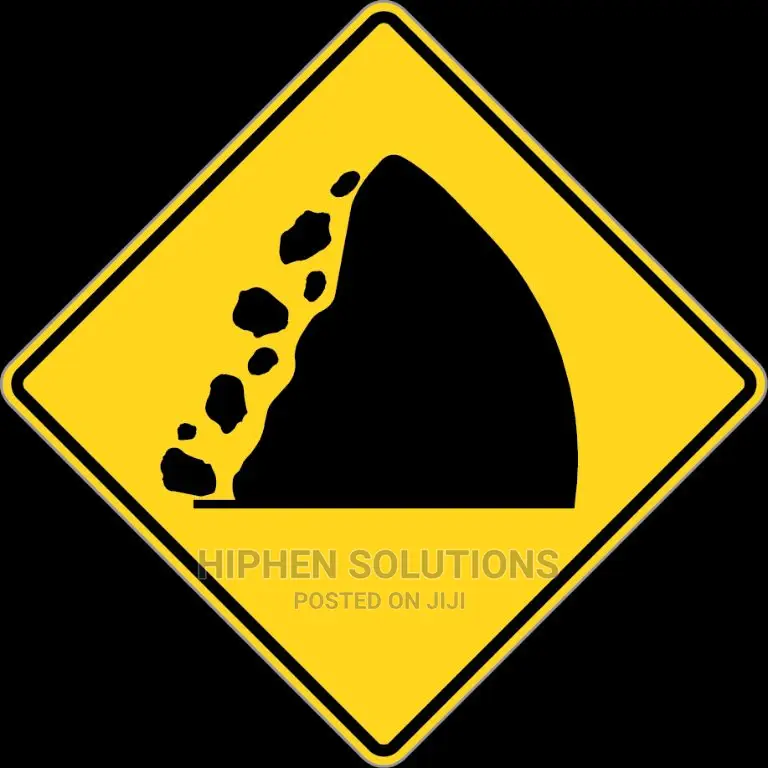 Warning Signs Falling Rocks