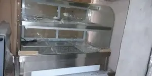 SOLID Curved Glass Imported Bain Marie/Food Display Warmers