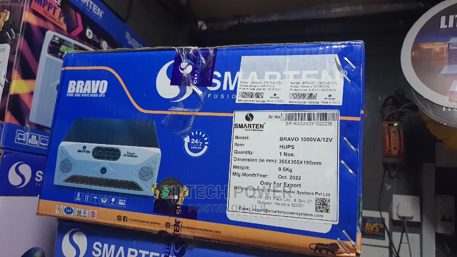 Smarten Inverter 1kva 12v