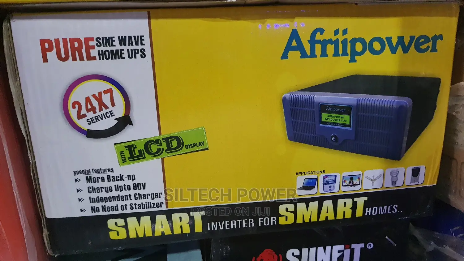 Afriipower Hybrid Inverter 1kva 12v