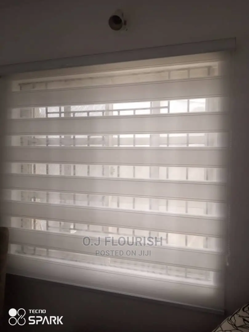 White Day And Night Window Blinds