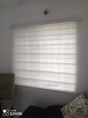 White Day And Night Window Blinds