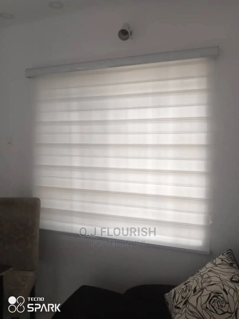 White Day And Night Window Blinds