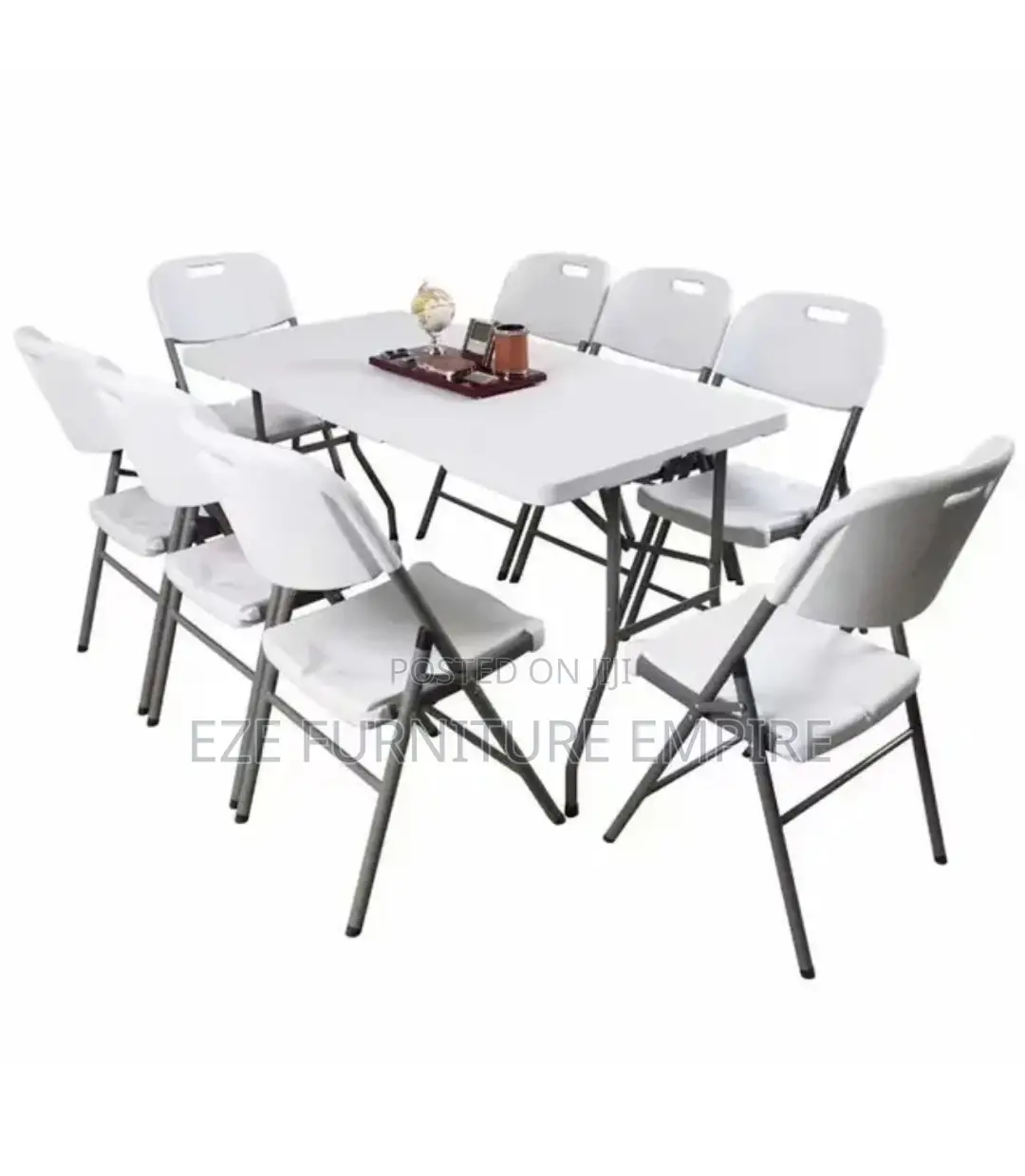 8 Seaters Banquet Foldable Table and Chairs