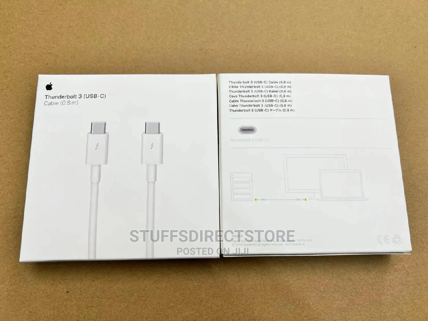 Apple Thunderbolt 3 (USB‐C) Cable (0.8 M)