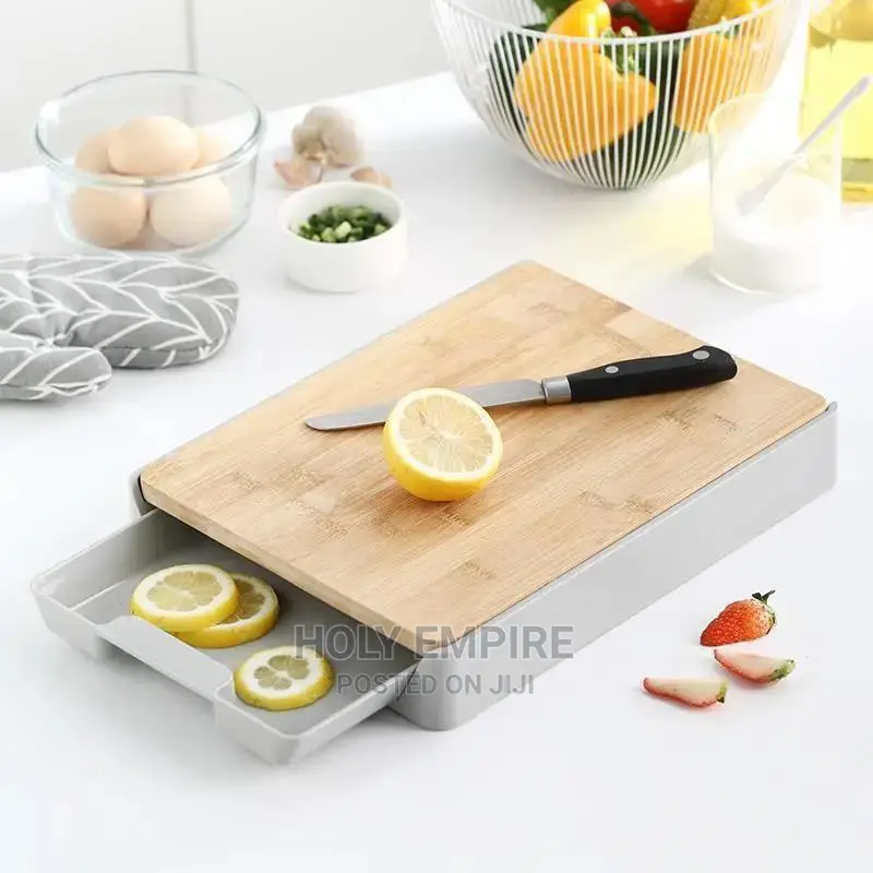 Kitchen Chopping Blocks With Storage Drain Storage Box