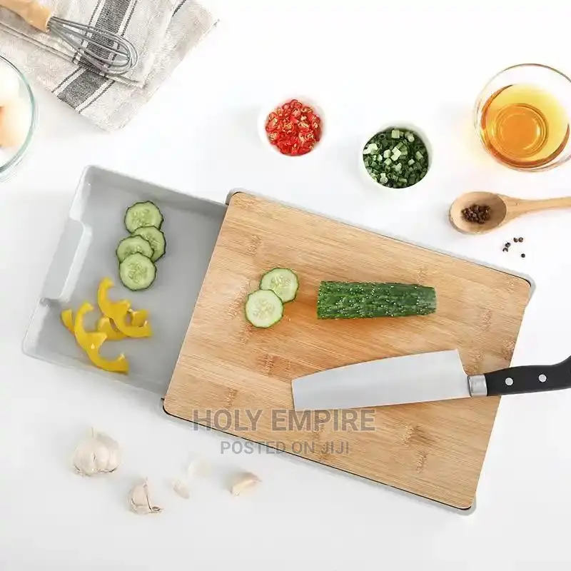 Kitchen Chopping Blocks With Storage Drain Storage Box
