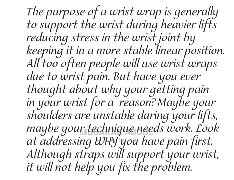 Wrist Strap (Workout)
