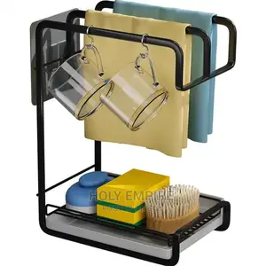 Dishcloth Draining Rack Kitchen Supplies Complete Artifact