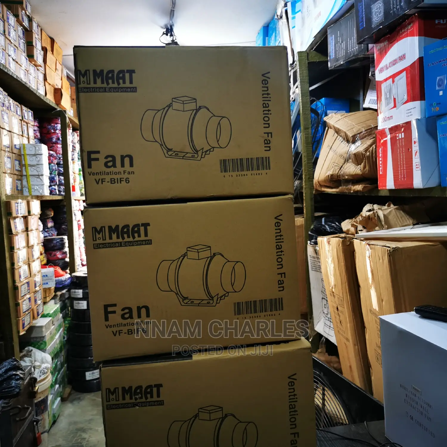 6" Inline Extractor Fan