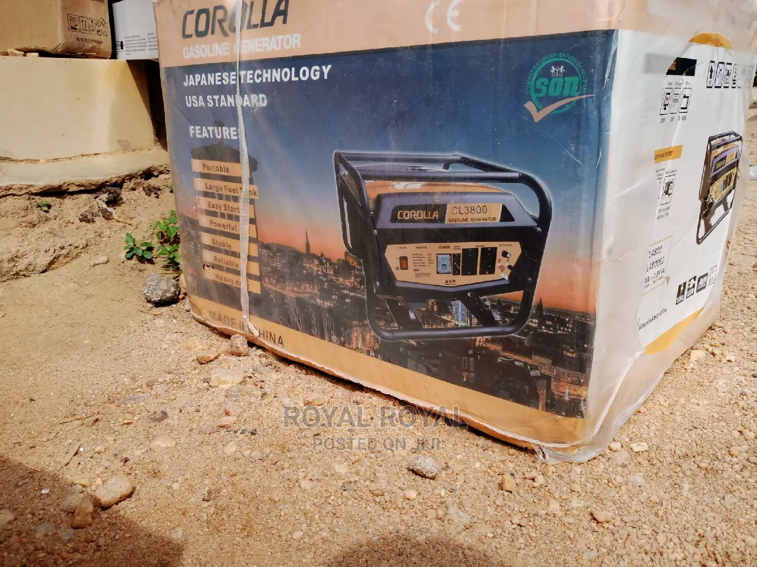 Latest Corolla 4.5kva Key Start Generator Cl4800e2