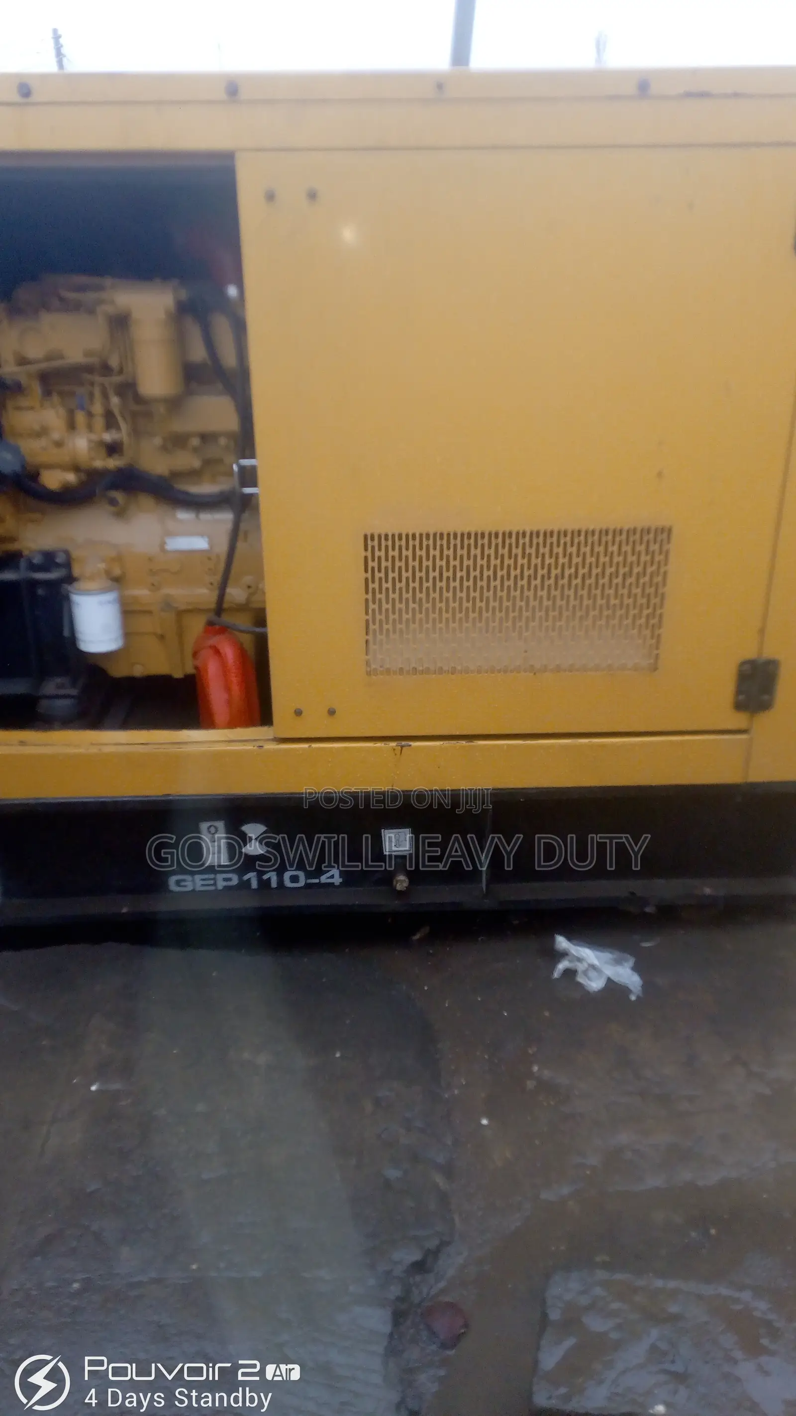 100kva U K Used Caterpillar Soundproof Generator