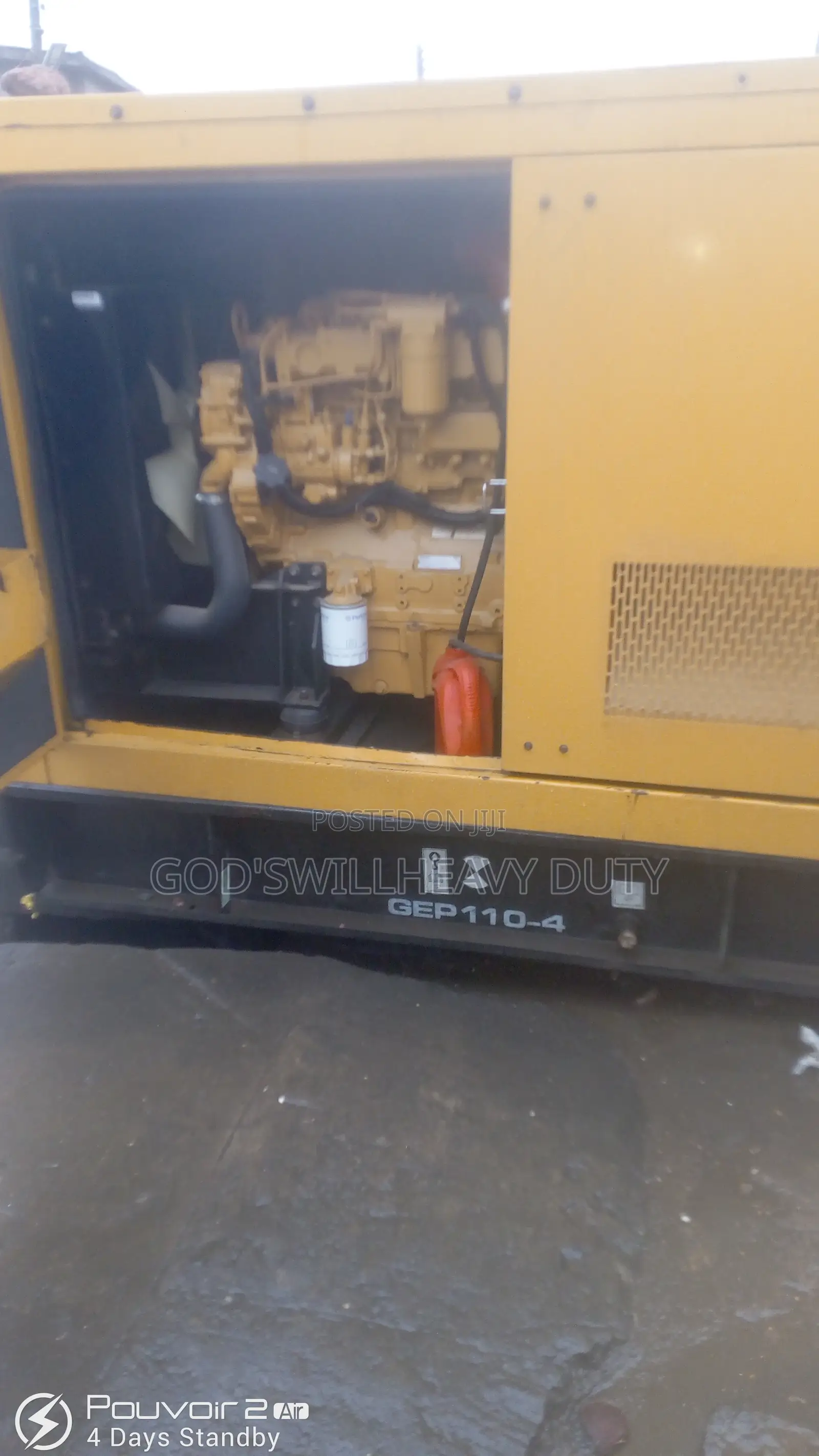 100kva U K Used Caterpillar Soundproof Generator