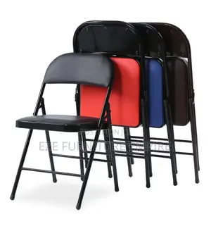 Cushioned Foldable Visitor's Chair