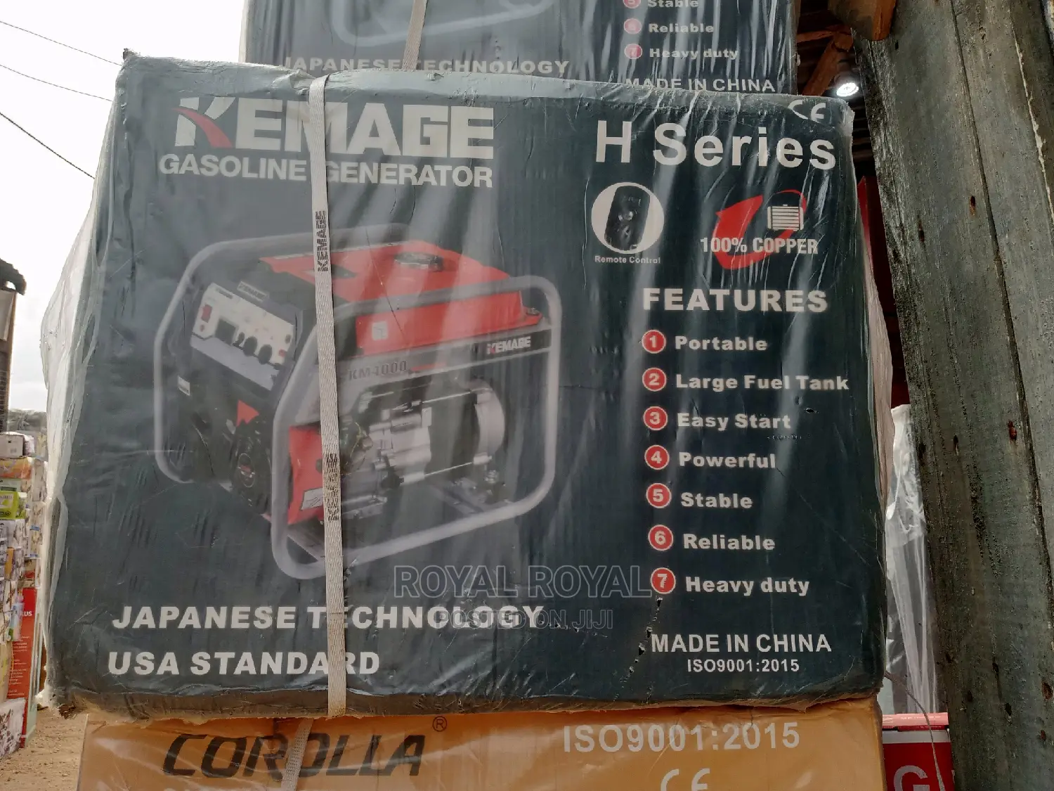 World Class Kemage 3kva 100% Copper Key Starter Generator