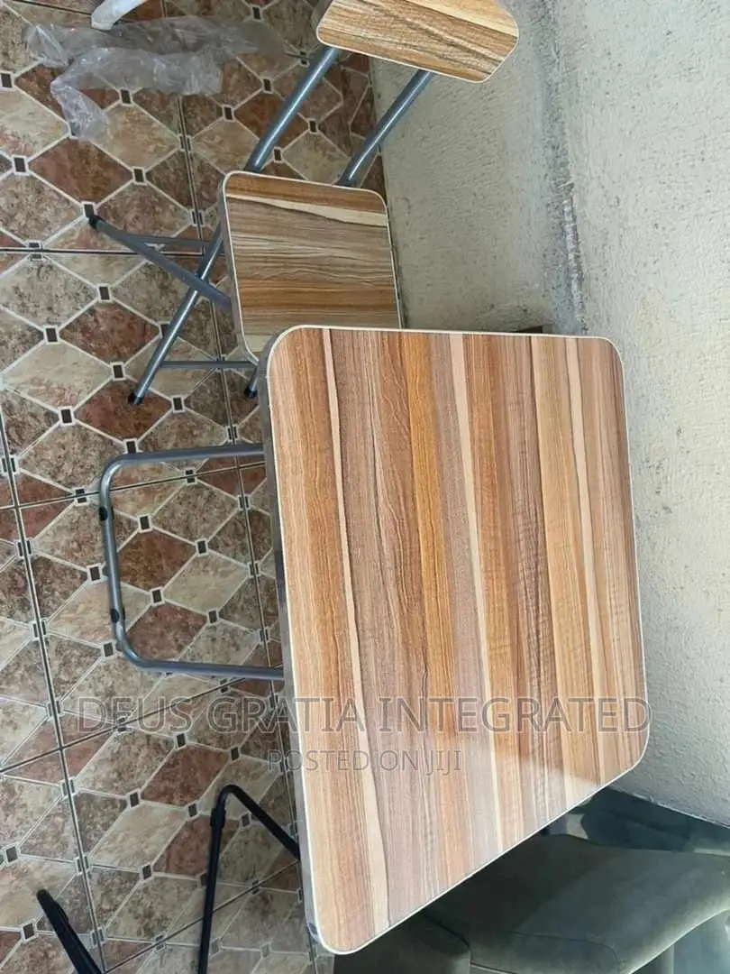 Foldable Reading Table and Chairs in Ikoyi Furniture, Deus Gratia